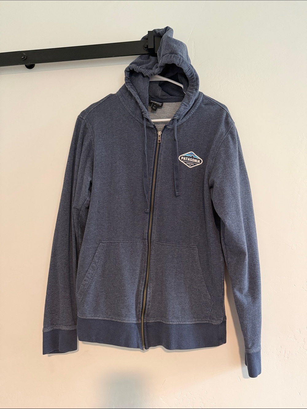 Patagonia Men's Navy Zip-Up Hoodie Jacket